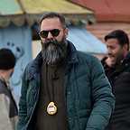 تصویری از مهدی حاجی یوسف، دستیار صداگذار و تدوینگر سینما و تلویزیون در پشت صحنه یکی از آثارش