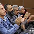 تصویری از مهدی حاجی یوسف، دستیار صداگذار و تدوینگر سینما و تلویزیون در پشت صحنه یکی از آثارش