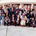 تصویری از رضا غمخوار (غفار رضایی)، مدیر تولید و بازیگر سینما و تلویزیون در پشت صحنه یکی از آثارش