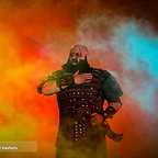 تصویری از محمد حاج بابا، بازیگر سینما و تلویزیون در پشت صحنه یکی از آثارش