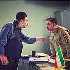 تصویری از رامین الماسی، بازیگر و مدیر تولید سینما و تلویزیون در پشت صحنه یکی از آثارش