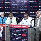 تصویری از مهدی حدادی، بازیگر سینما و تلویزیون در پشت صحنه یکی از آثارش