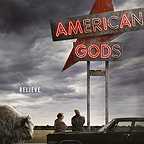 پوستر سریال تلویزیونی خدایان آمریکایی به کارگردانی Michael Green و Bryan Fuller