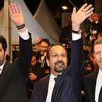 فرش قرمز فیلم سینمایی فروشنده با حضور سید‌شهاب حسینی، اصغر فرهادی و الکساندر مالت‌گای