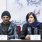 نشست خبری فیلم سینمایی دارکوب با حضور امین حیایی و سارا بهرامی