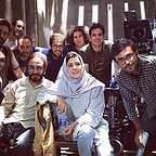 پشت صحنه فیلم سینمایی هزارپا با حضور رضا عطاران، لاله اسکندری و سارا بهرامی