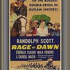  فیلم سینمایی Rage at Dawn با حضور Mala Powers، Forrest Tucker، Randolph Scott و Edgar Buchanan
