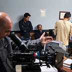 پشت صحنه سریال تلویزیونی نفس گرم با حضور محمدمهدی عسگرپور