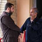 پشت صحنه سریال تلویزیونی نفس گرم با حضور محمدمهدی عسگرپور و سید محمود رضوی